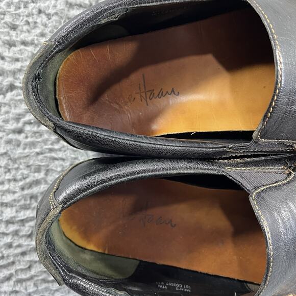 Cole Haan Shoes Mens 11 W Brown Leather Loafer Comfort Tucker Venetian Slip On - Picture 12 of 13